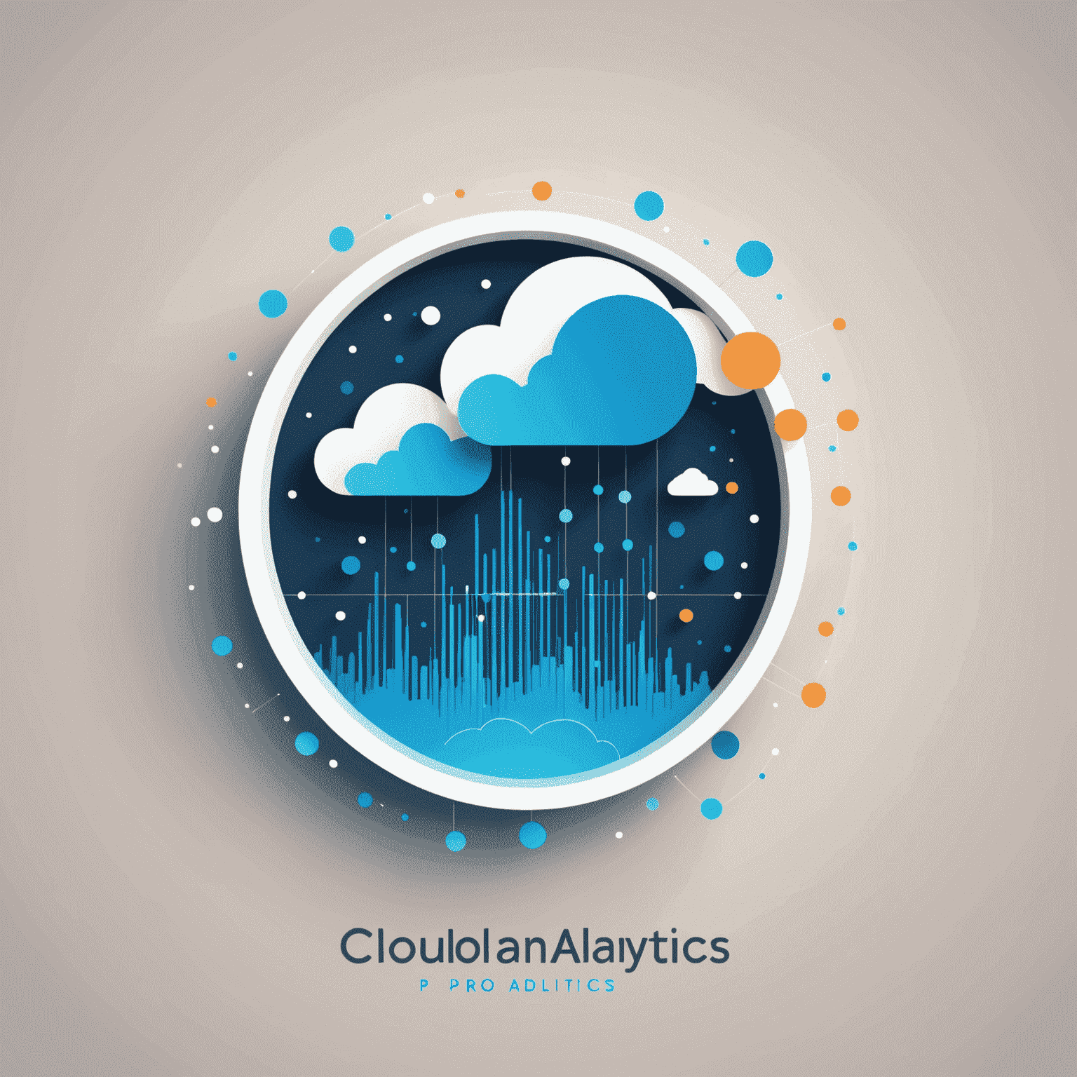 Logo of CloudAnalytics Pro, a cloud-based big data analytics platform